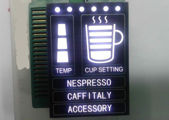 Exhibición de segmento del fabricante de café LED, tablilla de anuncios del número de DC3V Digitaces NINGÚN M017